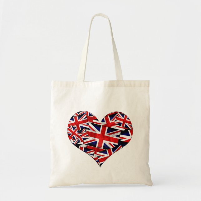 Bolsa Tote Union Jack British England Flag Reino Unido (Frente)