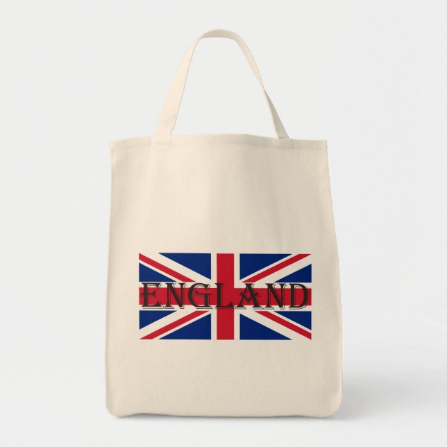 Bolsa Tote Union Jack Flag England gtcn (Frente)