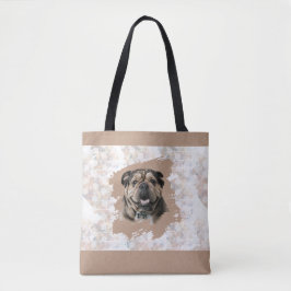 Bolsa Tote Unique Dog Lover English Bulldog Mom Gift Photo