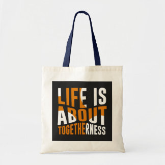 Bolsa Tote Unity Tote Bag - A vida é sobre alteridade"
