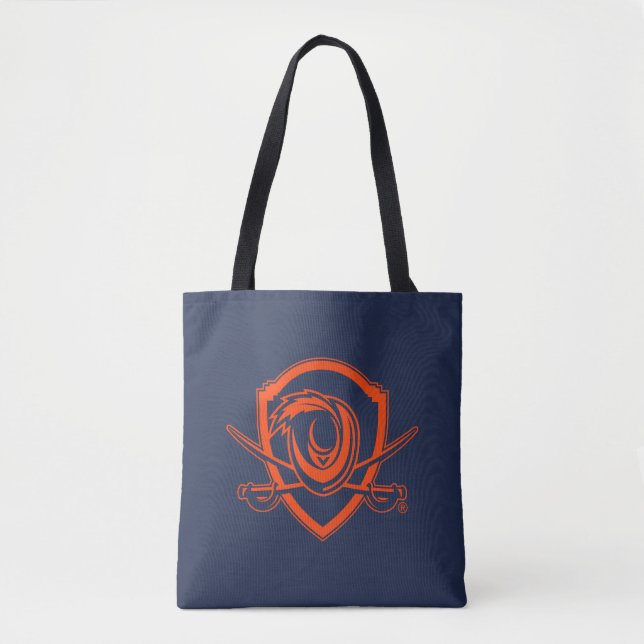 Bolsa Tote Universidade da Virgínia | Escudo Cavalier (Frente)