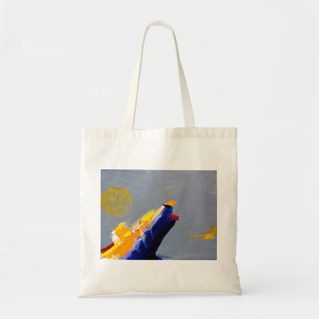 Bolsa Tote universo abstrato (Frente)