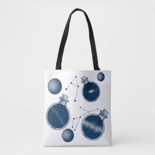 Bolsa Tote Universo em uma garrafa