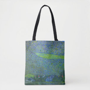 Bolsa Tote Unterach no Attersee por Klimt, Arte Nova Antiga