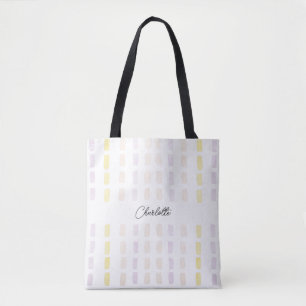 Bolsa Tote Urbana Lilac Geométrica Aquecida Monograma