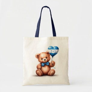 Bolsa Tote ursinho de peluche e balão com a bandeira honduren
