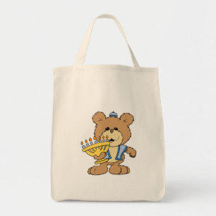 Bolsa Tote ursinho de pelúcia doce Chanukah hanukkah Menorah