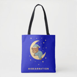 Bolsa Tote Ursinho Hibernando na Lua