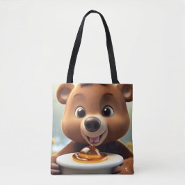 Bolsa Tote Urso amante do mel