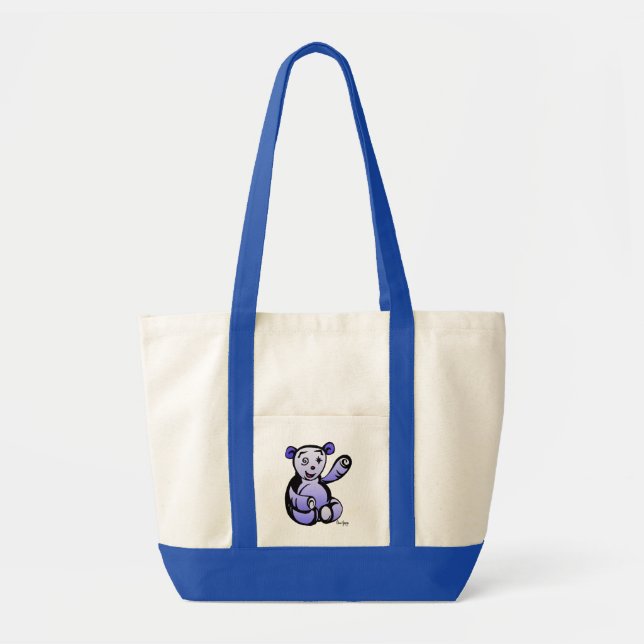 Bolsa Tote Urso azul (Frente)