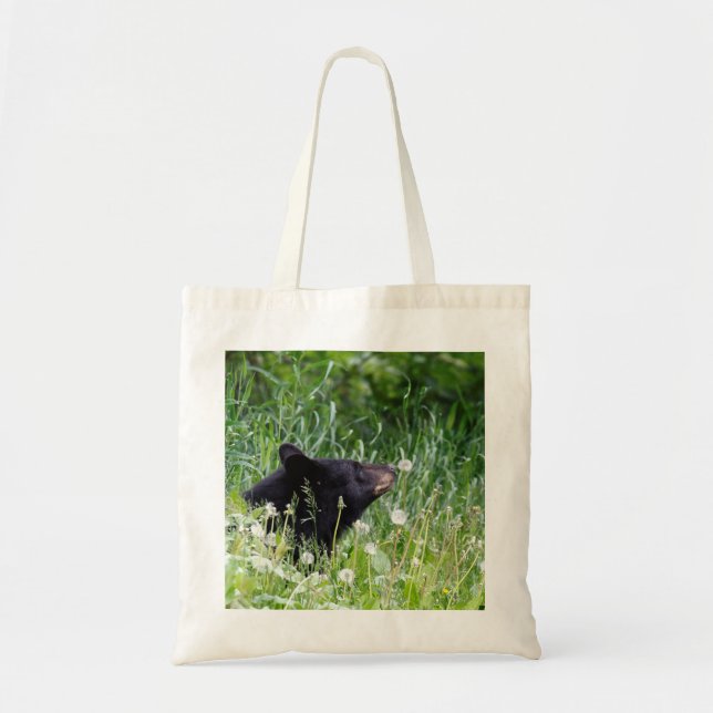 Bolsa Tote Urso com dentes-de-leão (Frente)