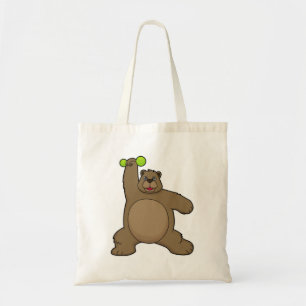 Bolsa Tote Urso com Dumbbell na Malhação Yoga
