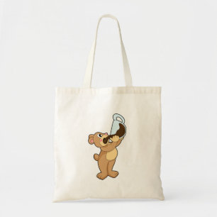Bolsa Tote Urso com Taça de Café