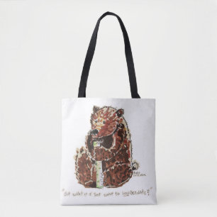 Bolsa Tote Urso Contempla Hibernação