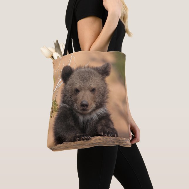 Bolsa Tote Urso Cub do urso (Close Up)