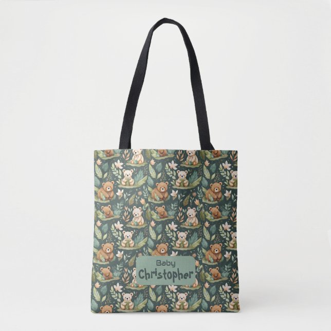 Bolsa Tote Urso da Floresta (Frente)