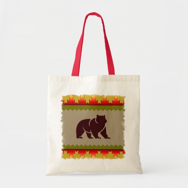 Bolsa Tote Urso da floresta (Frente)