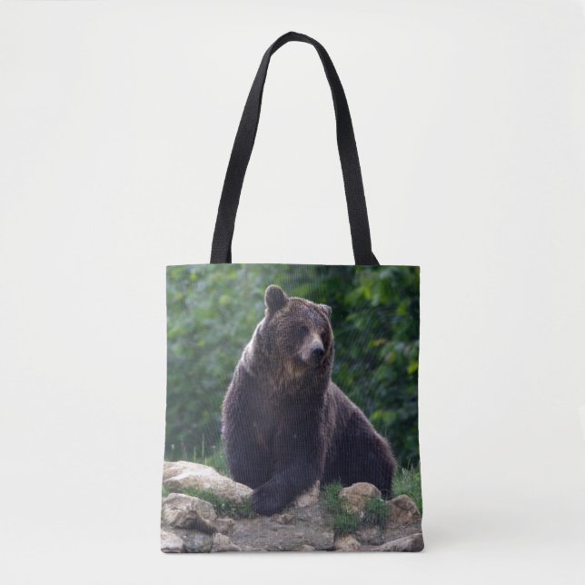 Bolsa Tote Urso de Brown (Frente)