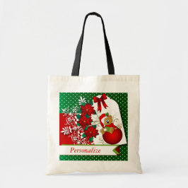 Bolsa Tote Urso de Natal Feriado