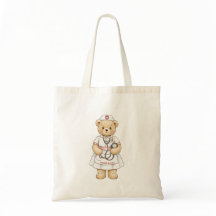 Urso de pelúcia enfermeira personalizado Nome pers