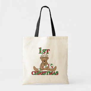Bolsa Tote Urso de Teddy Muito 1 rua Camisetas de Natal e pre