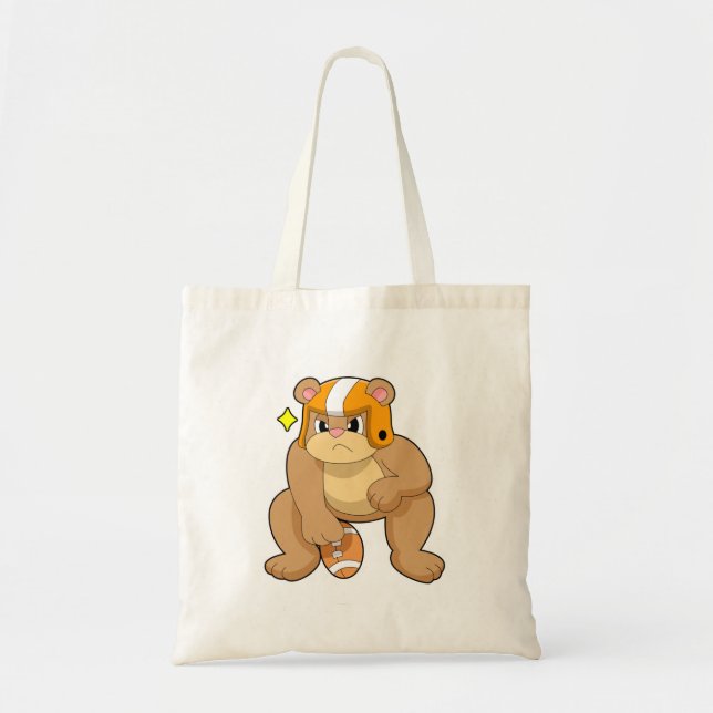 Bolsa Tote Urso no Futebol (Frente)