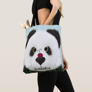 Bolsa Tote Urso Panda Adorável