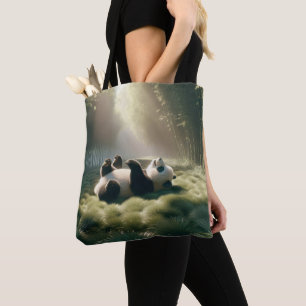 Bolsa Tote Urso Panda Ao Sol