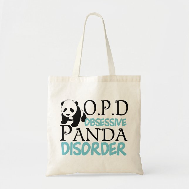 Bolsa Tote Urso Panda Bonito (Frente)