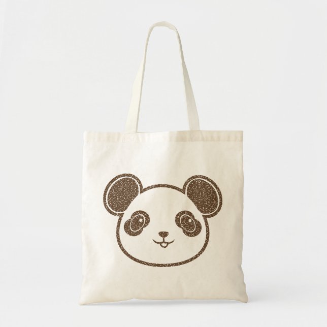 Bolsa Tote Urso Panda Desapontado (Frente)