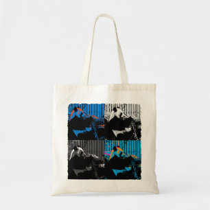 Bolsa Tote Urso Panda Multi-painel de Design de Arte Moderna