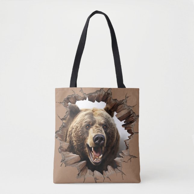 Bolsa Tote Urso Pardo (Frente)