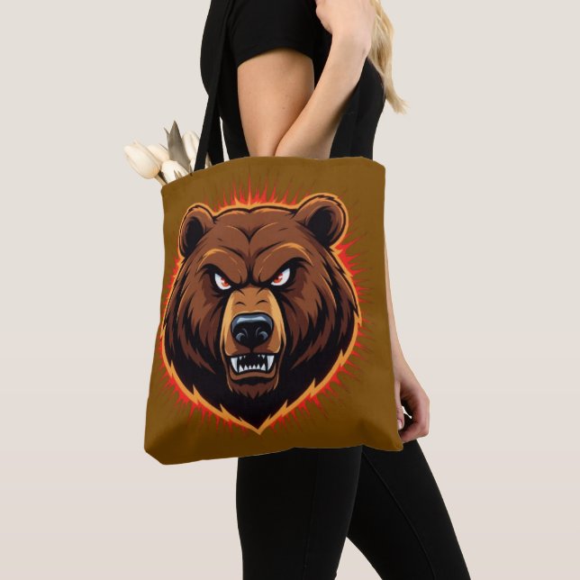 Bolsa Tote Urso Poderoso – Força Bruta da Natureza (Close Up)