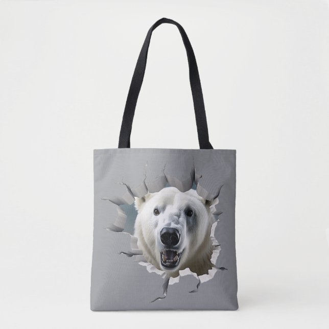 Bolsa Tote Urso Polar (Frente)