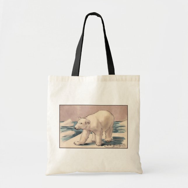 Bolsa Tote Urso polar (Frente)
