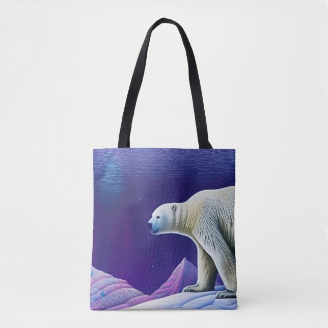 Bolsa Tote Urso Polar no Icetote (Frente)