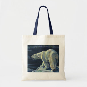 Bolsa Tote Urso Polar Vintage, Animais Marinhos Árcticos