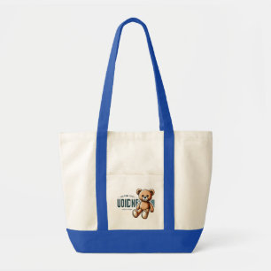 Bolsa Tote 🧸 Urso Teddy Fofo Estilo Vintage Brinquedo Maci
