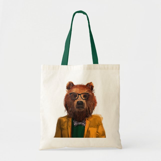 Bolsa Tote Urso vestido melhor (Frente)