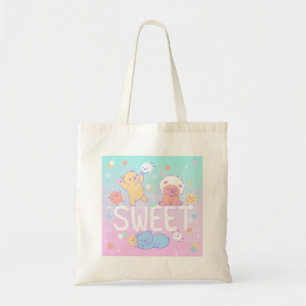 Bolsa Tote Ursos Doces com Monstros Fluffy