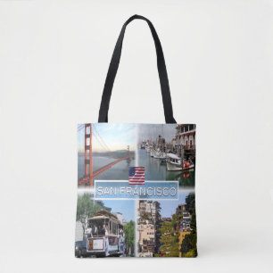 Bolsa Tote US San Francisco - Ponte Ouro - Carro a Cabo.