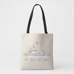 Bolsa Tote USCG Cutter Spar wlb- 206 - SBD
