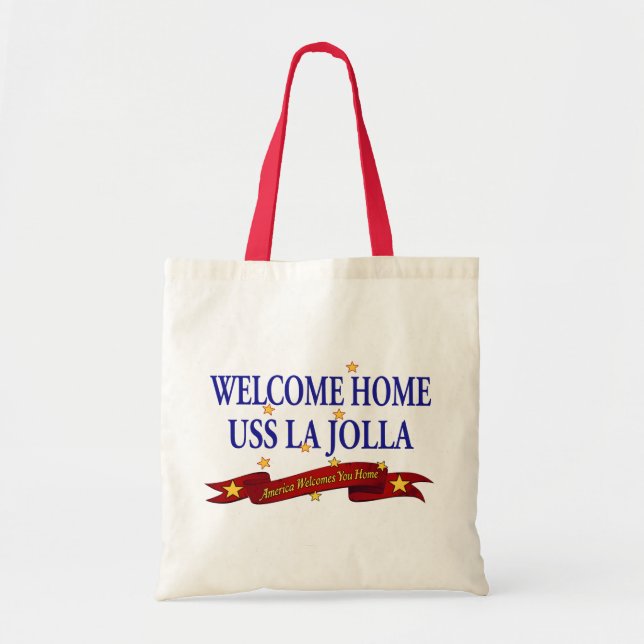 Bolsa Tote USS Home bem-vindo La Jolla (Frente)