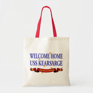 Bolsa Tote USS Kearsarge Home bem-vindo