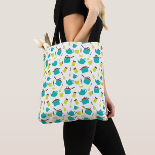 Bolsa Tote Utensílios de Cozinha, Panelas, Talheres, Louças d