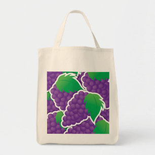 Bolsa Tote Uvas roxas, funzes