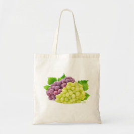 Bolsa Tote Uvas vermelhas e brancas