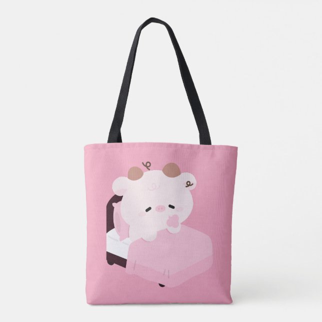Bolsa Tote Vaca Cansada Fofa (Verso)
