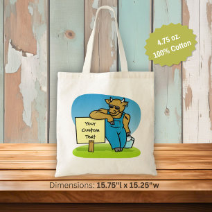 Bolsa Tote Vaca com sinal