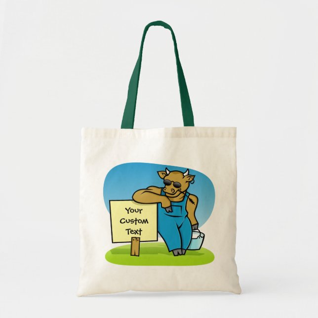 Bolsa Tote Vaca com sinal (Frente)